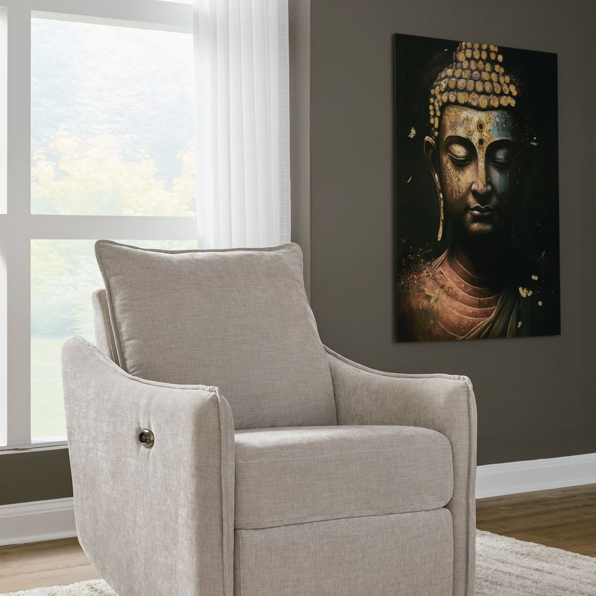 Mcburg - Swivel Power Recliner
