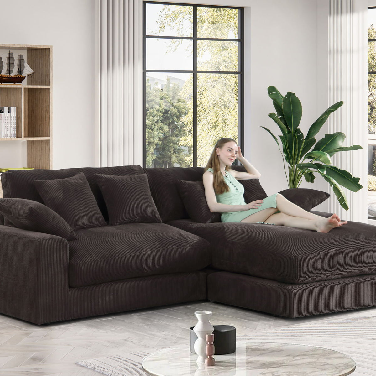 Mystic - Reversible Sectional Sofa Chaise