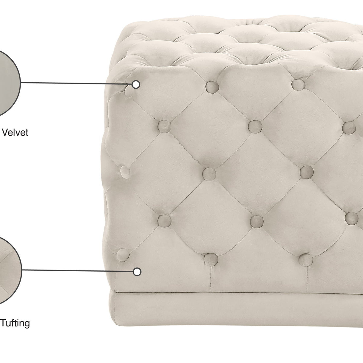 Stella - Stool Ottoman