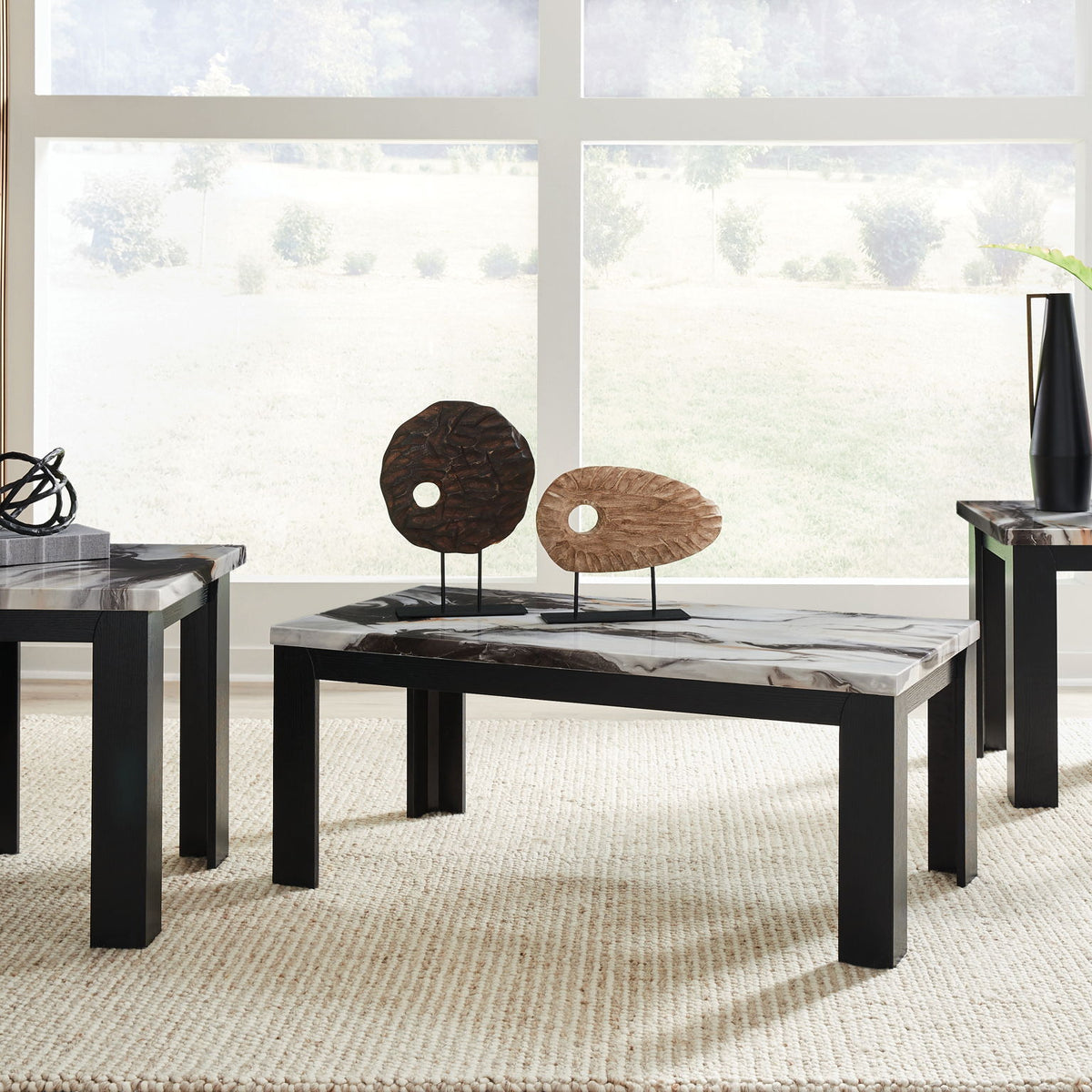 Jazmore - Occasional Table Set (Set of 3) - Dark Brown