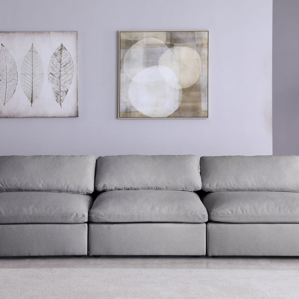 Serene - Modular Armless 3 Seat Sofa