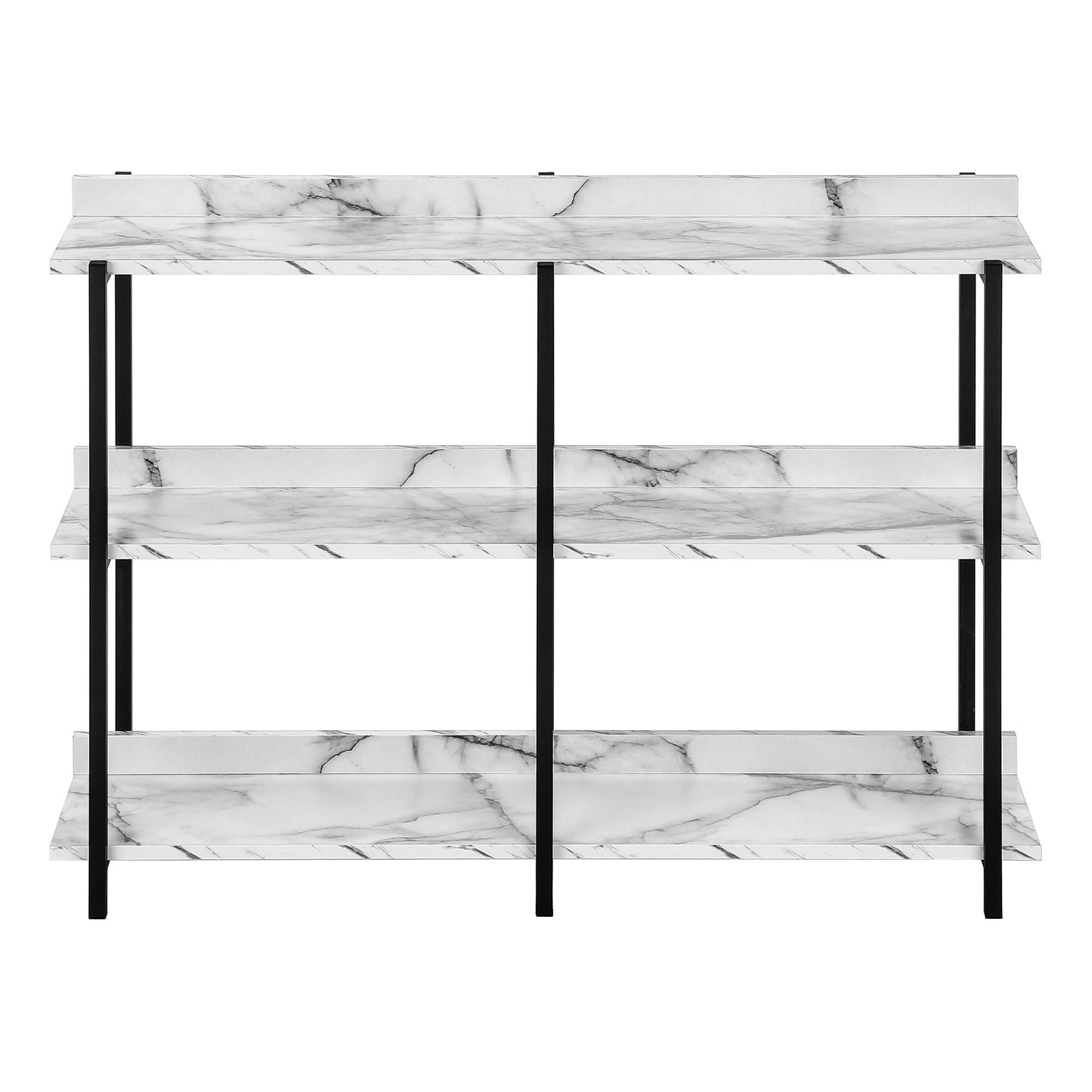 Accent Console Table For Entryway, 3 Tier Design