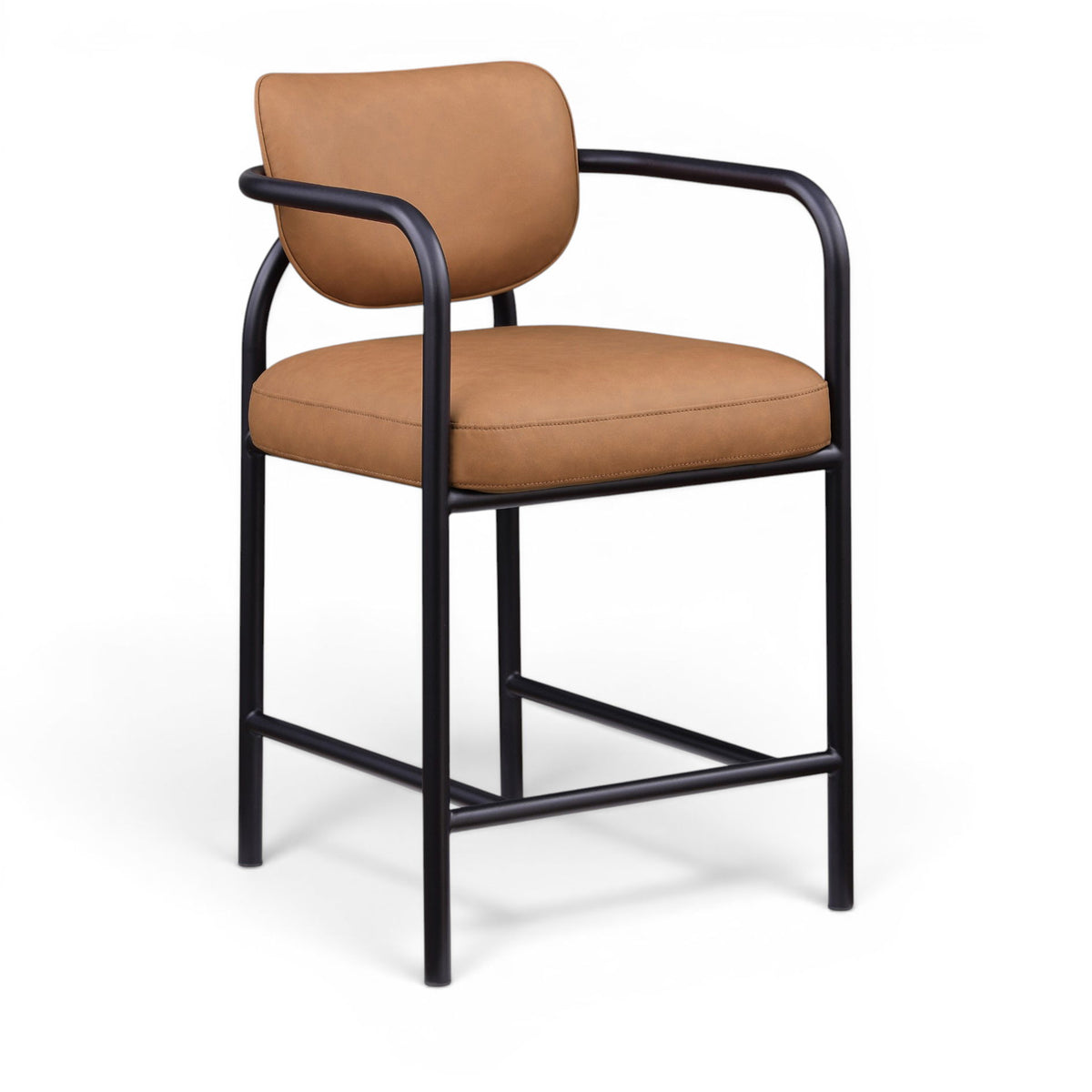 Serava - Vegan Leather Upholstered Bar Stool