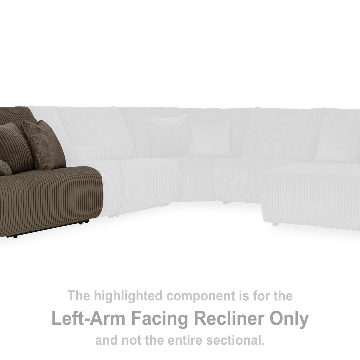 Top Tier - Laf Zero Wall Recliner - Chocolate