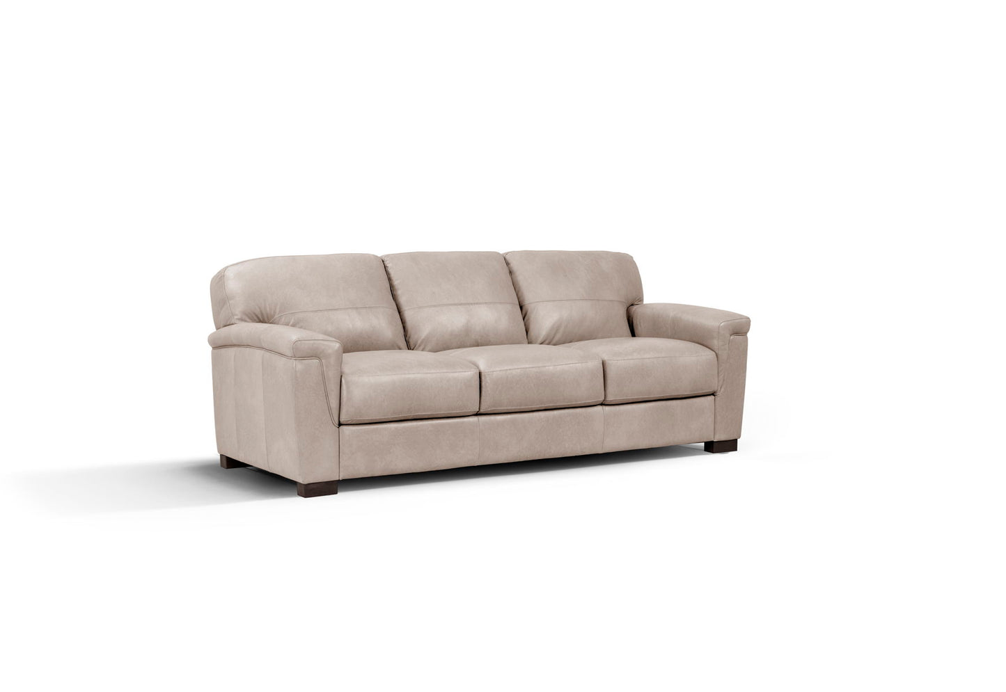 Cornelia - Leather Sofa - Beige