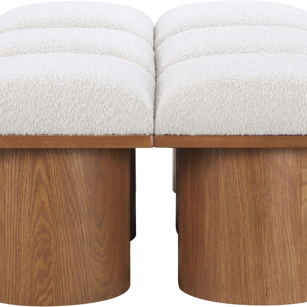 Pavilion - 6 Piece Modular Bench With Brown Base