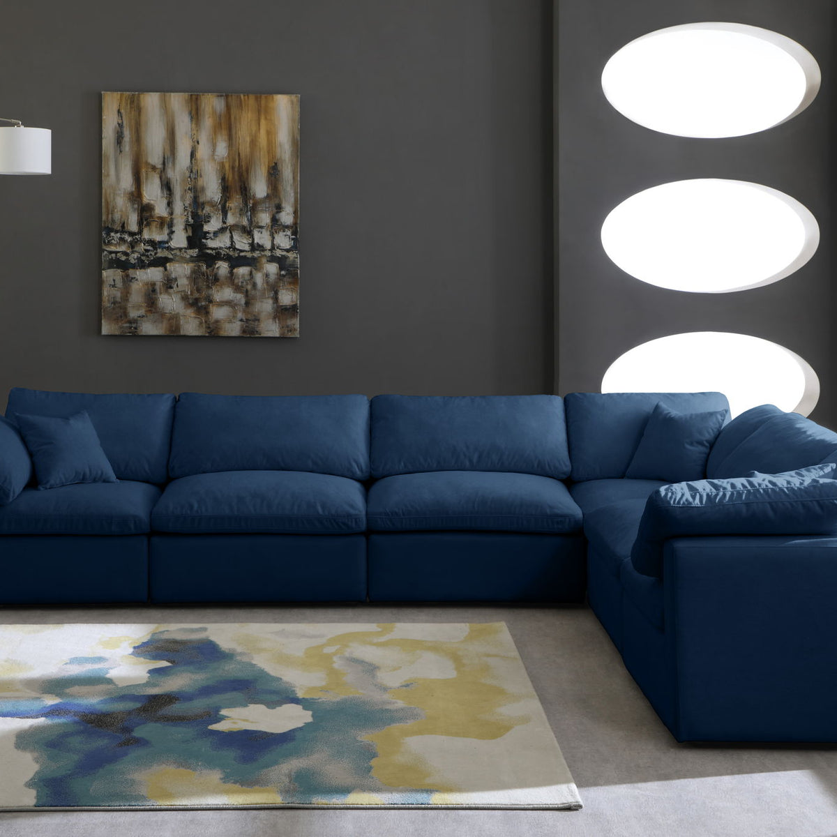Plush - 6 Piece Modular Sectional