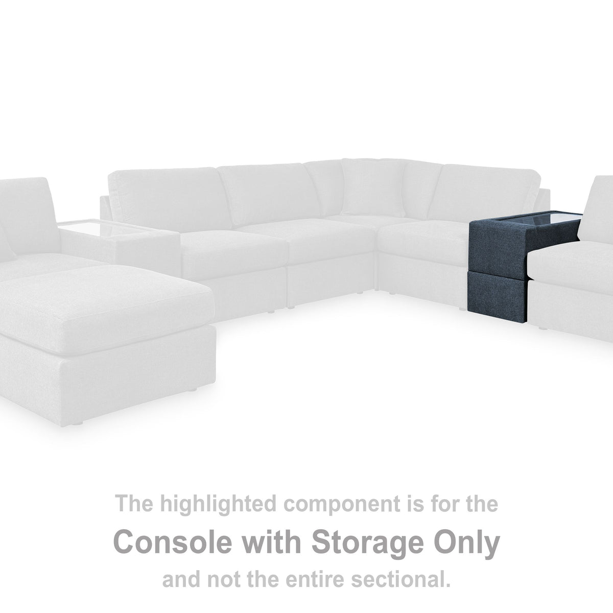 Modmax - Ink - Console With Storage