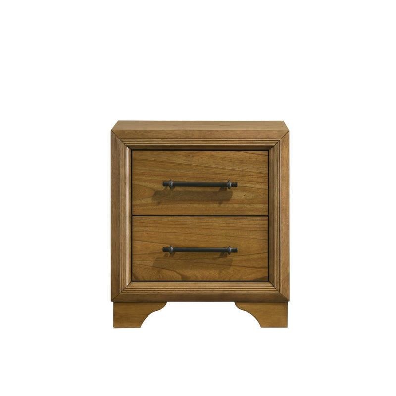Harmony - 2-Drawer Nightstand With USB - Walnut