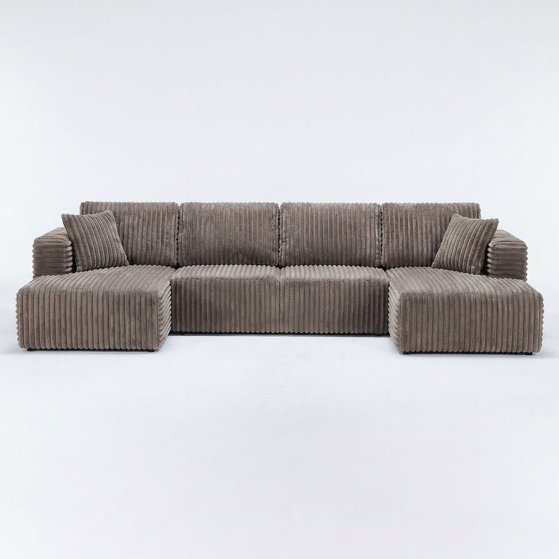 U-Shape Modular Sectional Sofa For Living Room