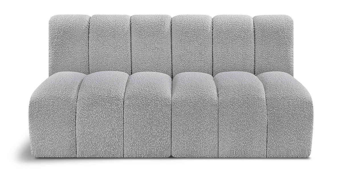 Arc - Boucle Fabric 2 Seats Modular Sofa