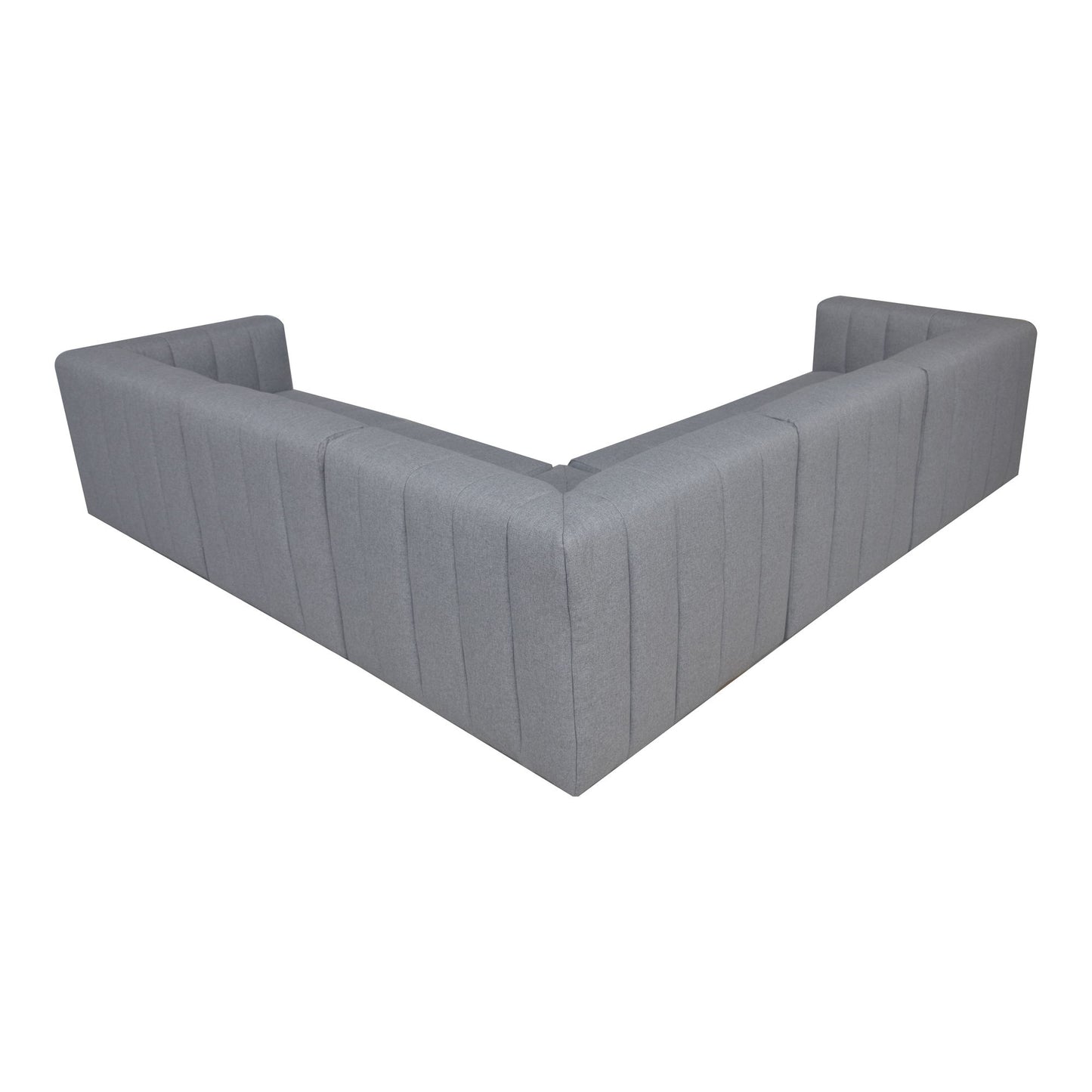 Lyric - Classic L Modular Sectional Gray - Dark Gray