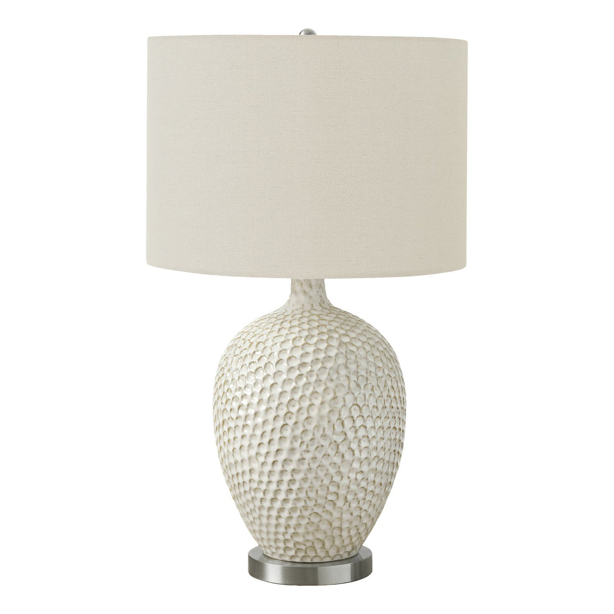 Lighting, Table Lamp, Ceramic, Contemporary - Cream