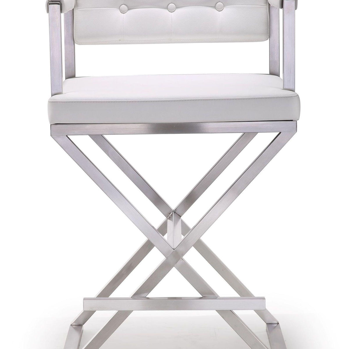Director - Stainless Steel Counter Stool