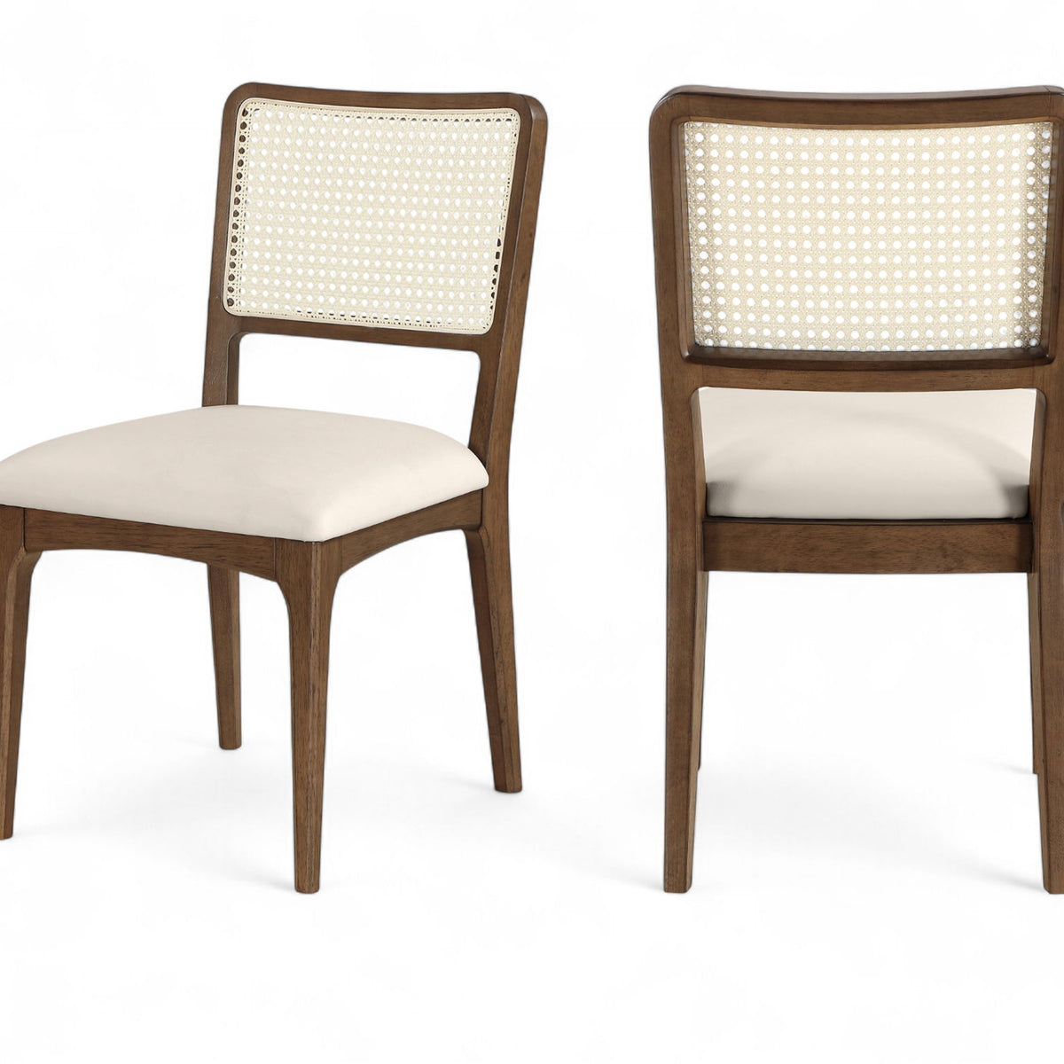 Atrium - Upholstered Seat Dining Chair With Brushed Brown Base (Set of 2)