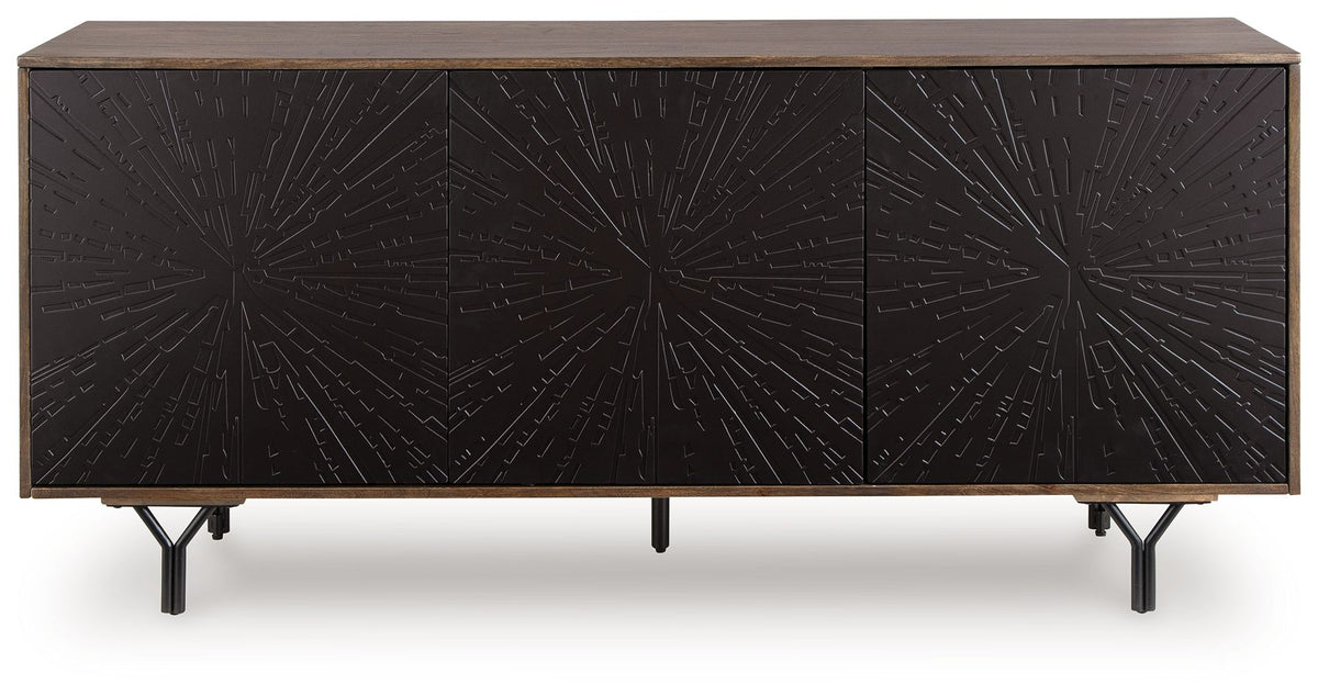 Lavinmont - Accent Cabinet - Multi Brown
