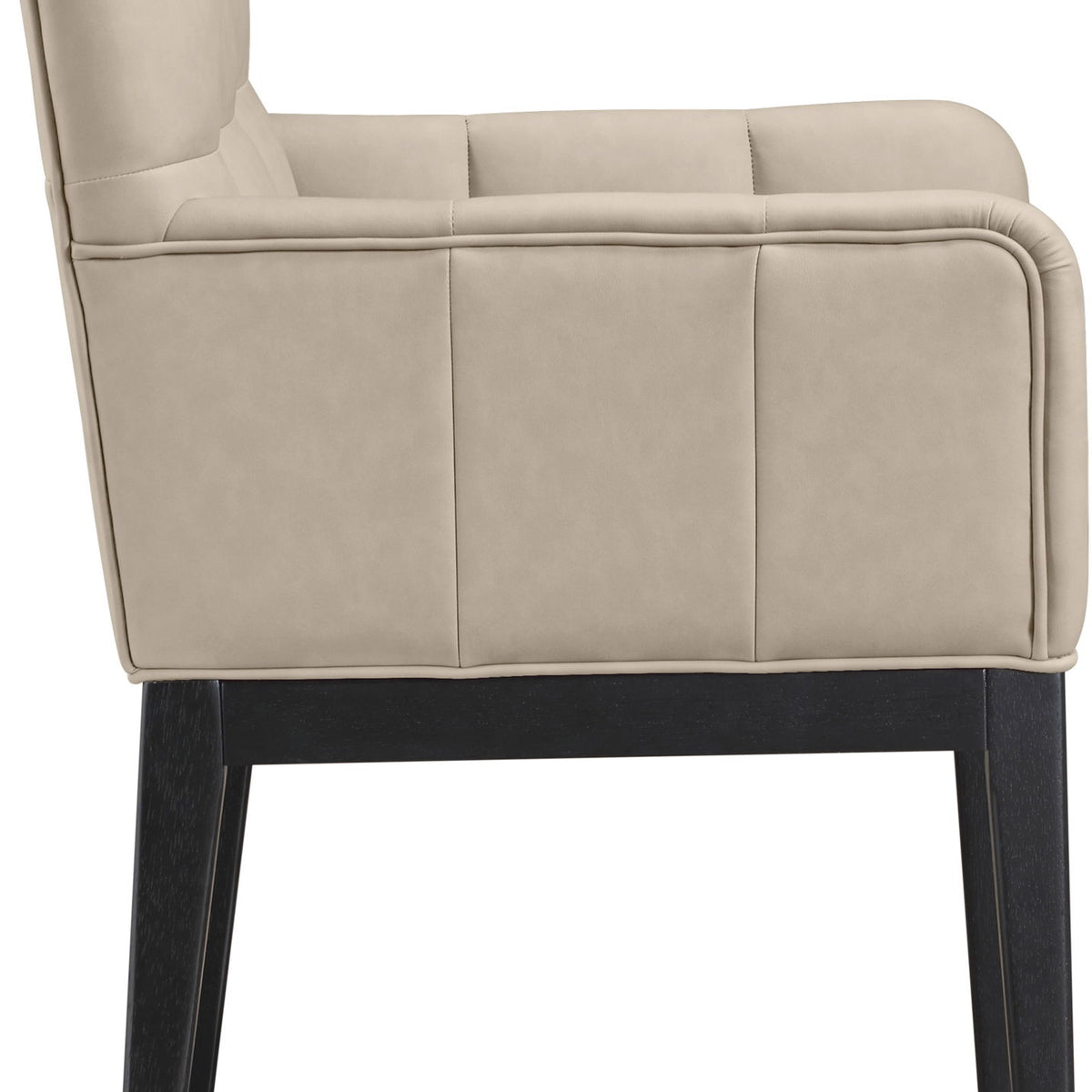 Adrian - Dining Arm Chair (Set of 2) - Black Legs