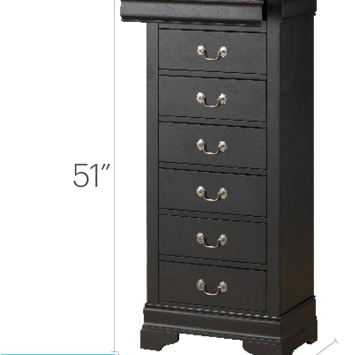 Traditional Style Lingerie Storage Chest Timeless