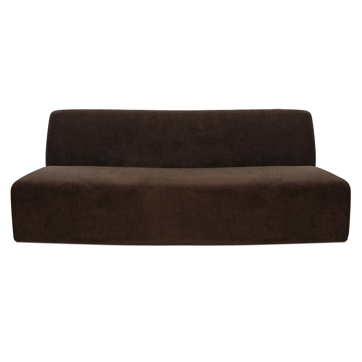Naomi - Convex Sofa - Dark Brown