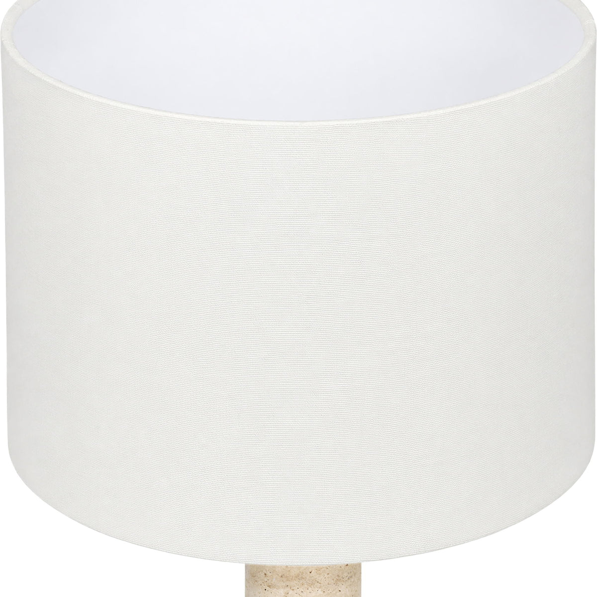 Opaline - Linen Textured Fabric And Brass Table Lamp