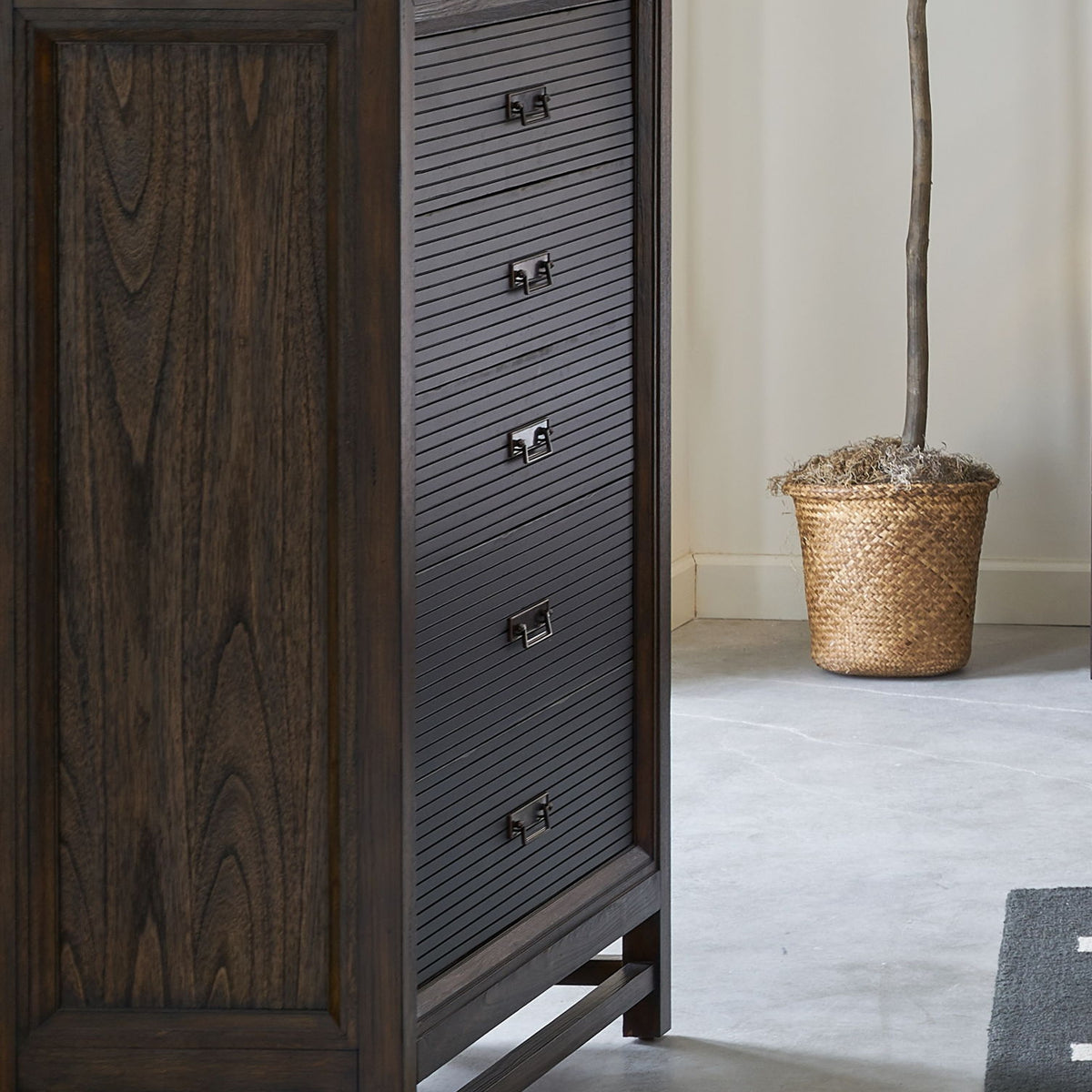 Branson - 5 Drawer Chest, Two Tone - Brown