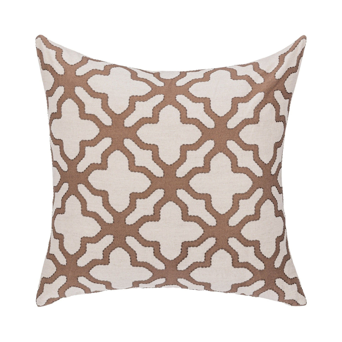 Mullan - 22" x 22" LN Pillow - Frothed Brown
