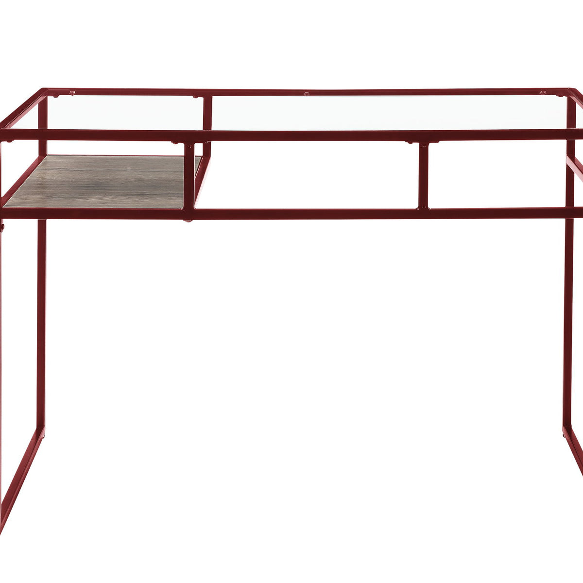 Yasin - Glass Top Writing Desk