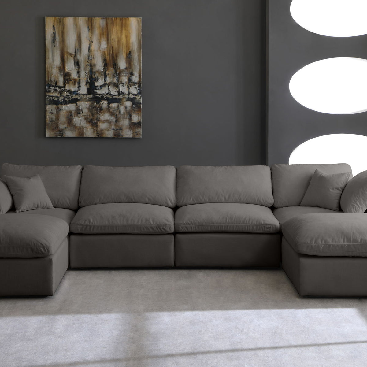 Plush - 6 Piece Modular Sectional