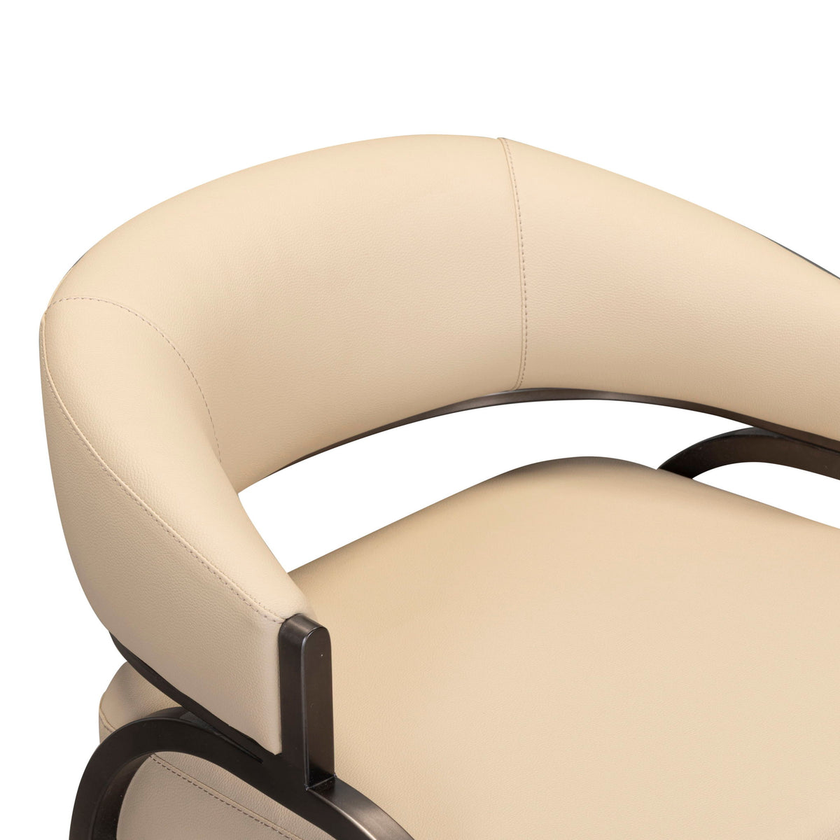 Tatum - Performance Vegan Leather Counter Stool - Taupe