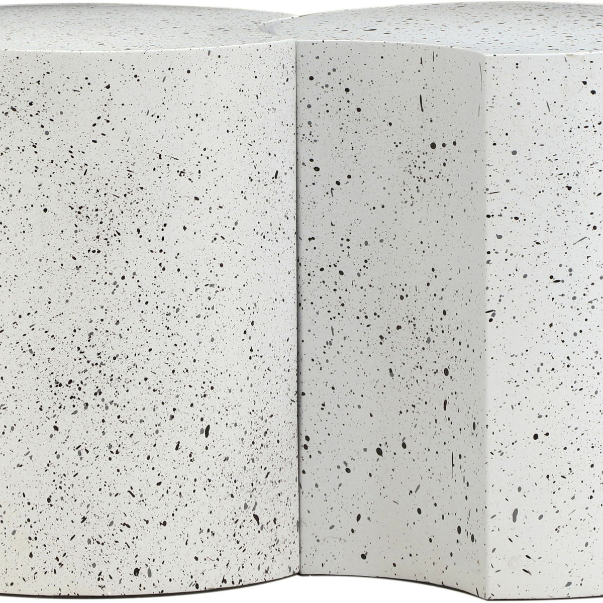 Dimple - End Table - Terazzo Finish