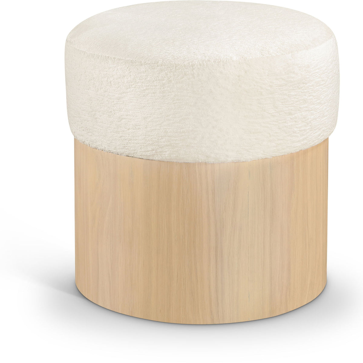 Nimes - Ottoman / Stool With Natural Base