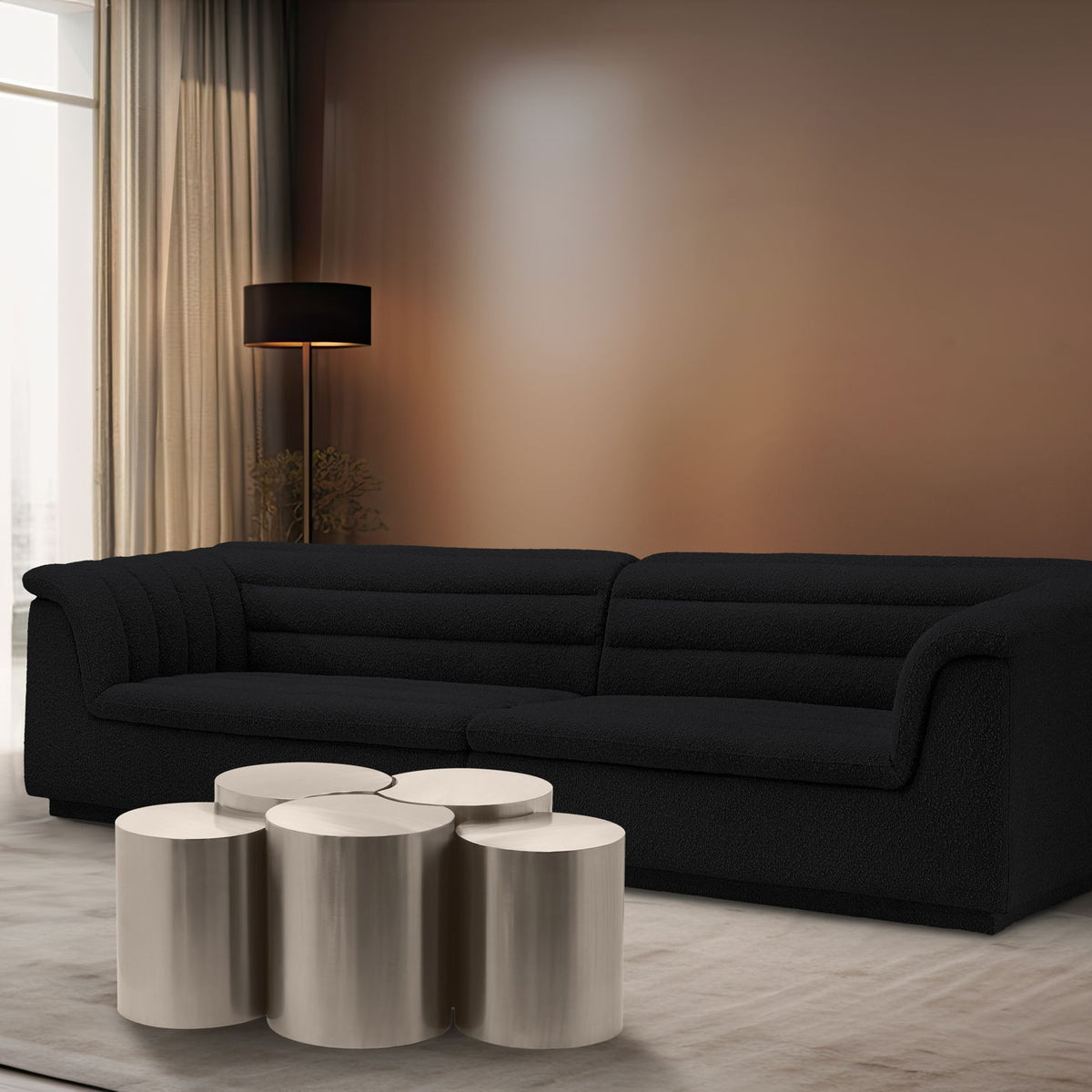 Dimple - 20" 5 Piece Modular Coffee Table