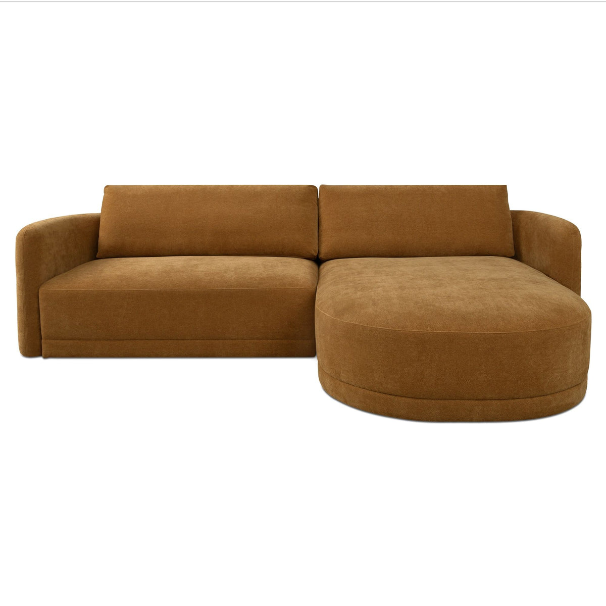 Emmy - Sectional Right - Ginger / Brown