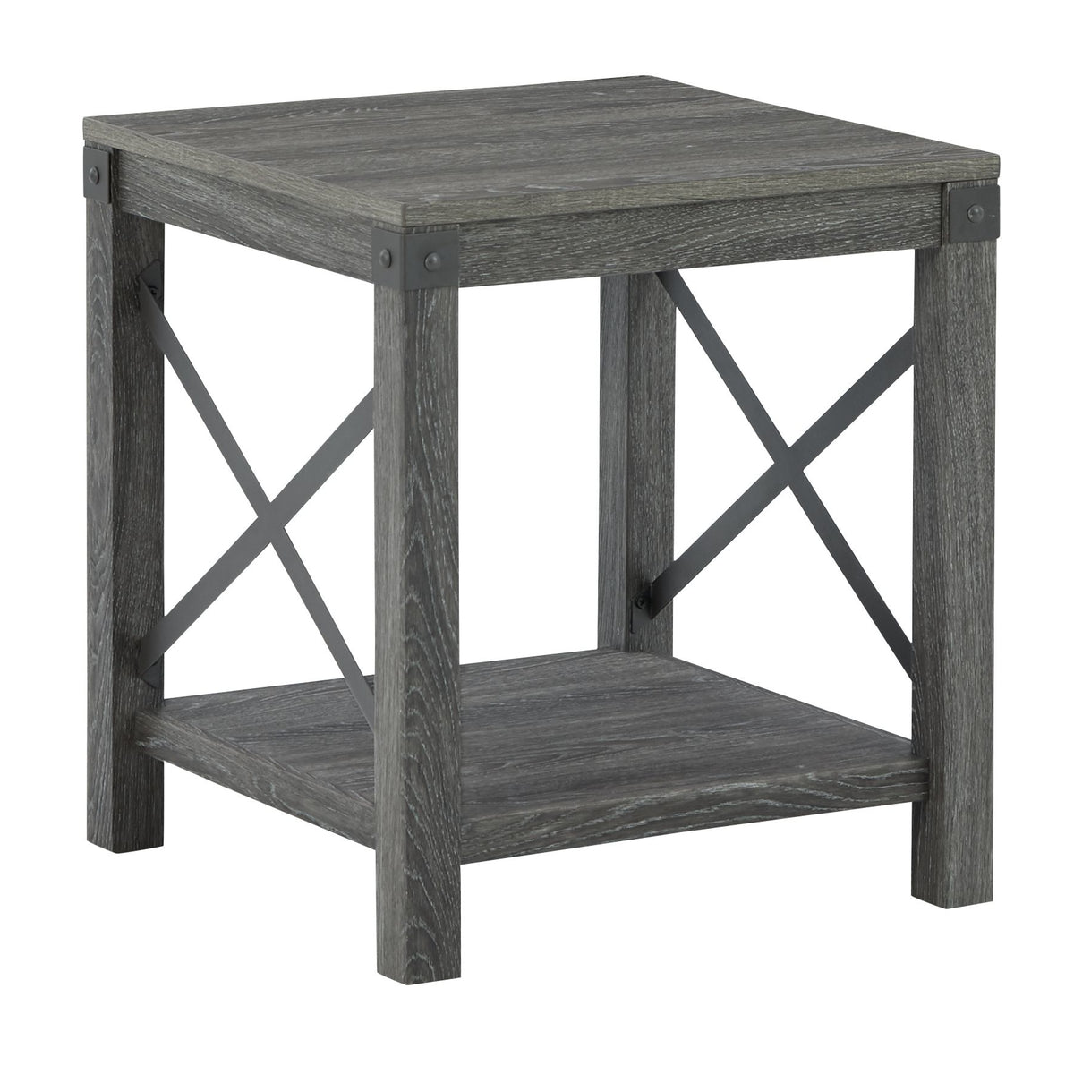 Freedan - 3 Pc. - Coffee Table, 2 End Tables - Grayish Brown