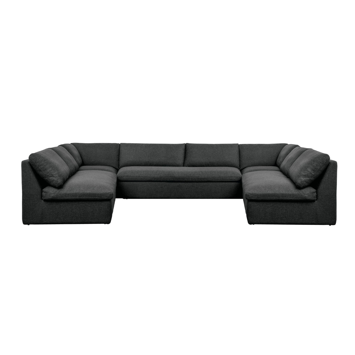Miles - 5 Piece Outdoor Modular - Charcoal