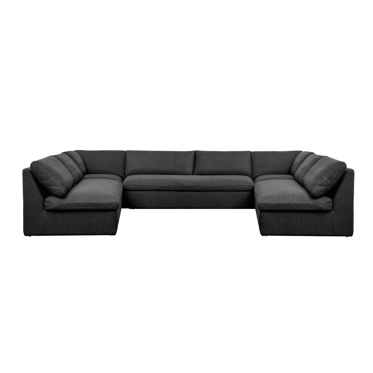 Miles - 5 Piece Outdoor Modular - Charcoal