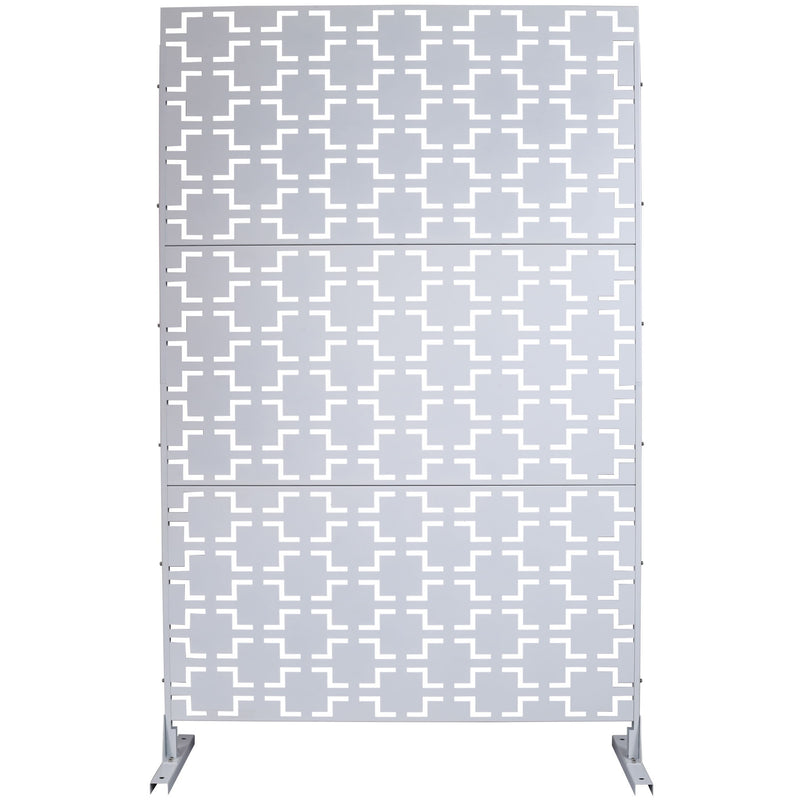 Outdoor & Indoor Metal Privacy Freestanding Decorative Screen