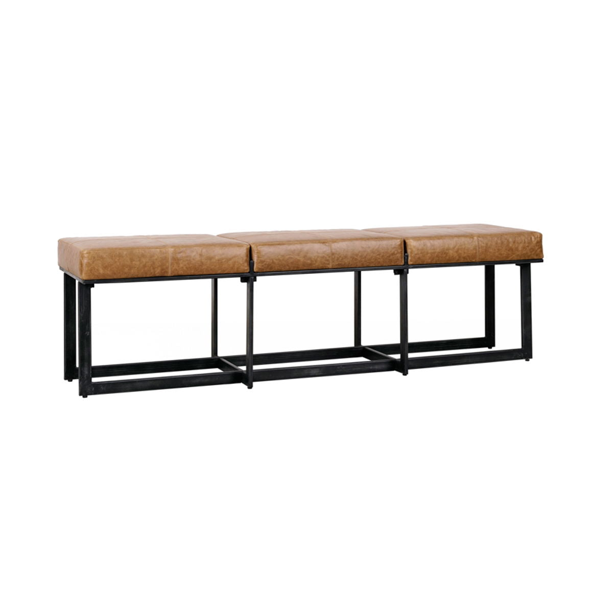 Calvin - Narrow Bench - Chestnut