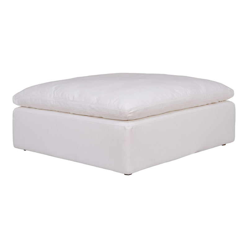 Clay - Livesmart Fabric Ottoman - Cream