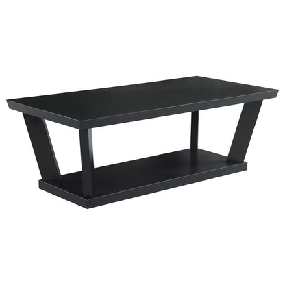 Aminta - 3 Piece Coffee And End Table Set - Black