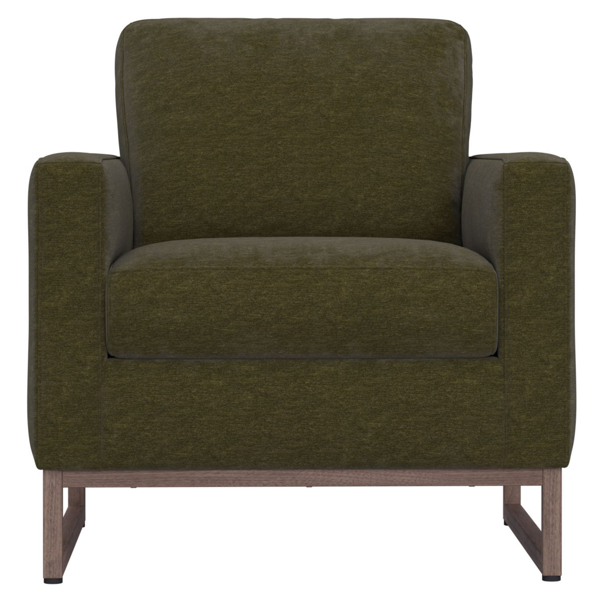 Accent Chair With Track Arm Design