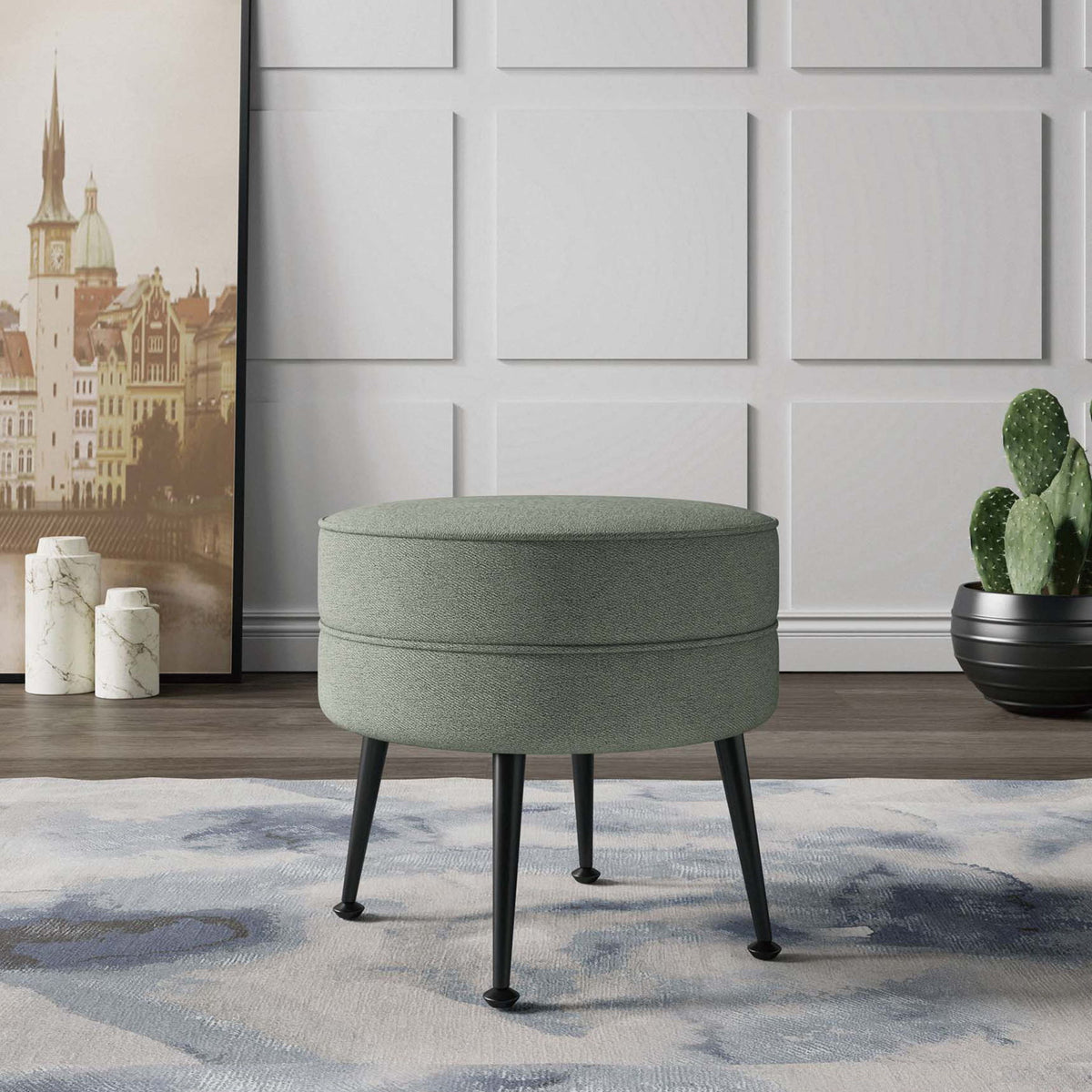 Manhattan Bailey - Accent Ottoman