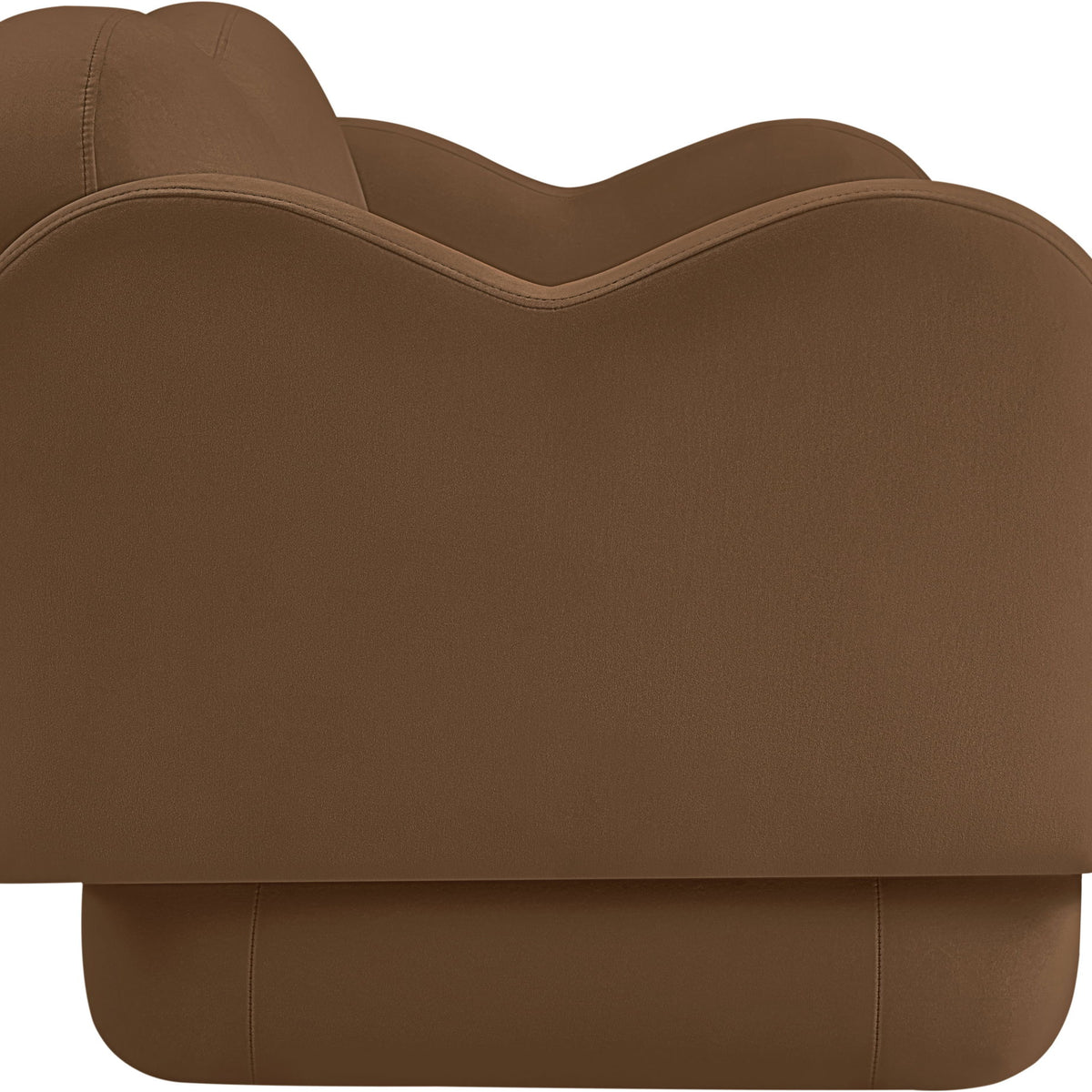 Bloom - Velvet Loveseat - Saddle