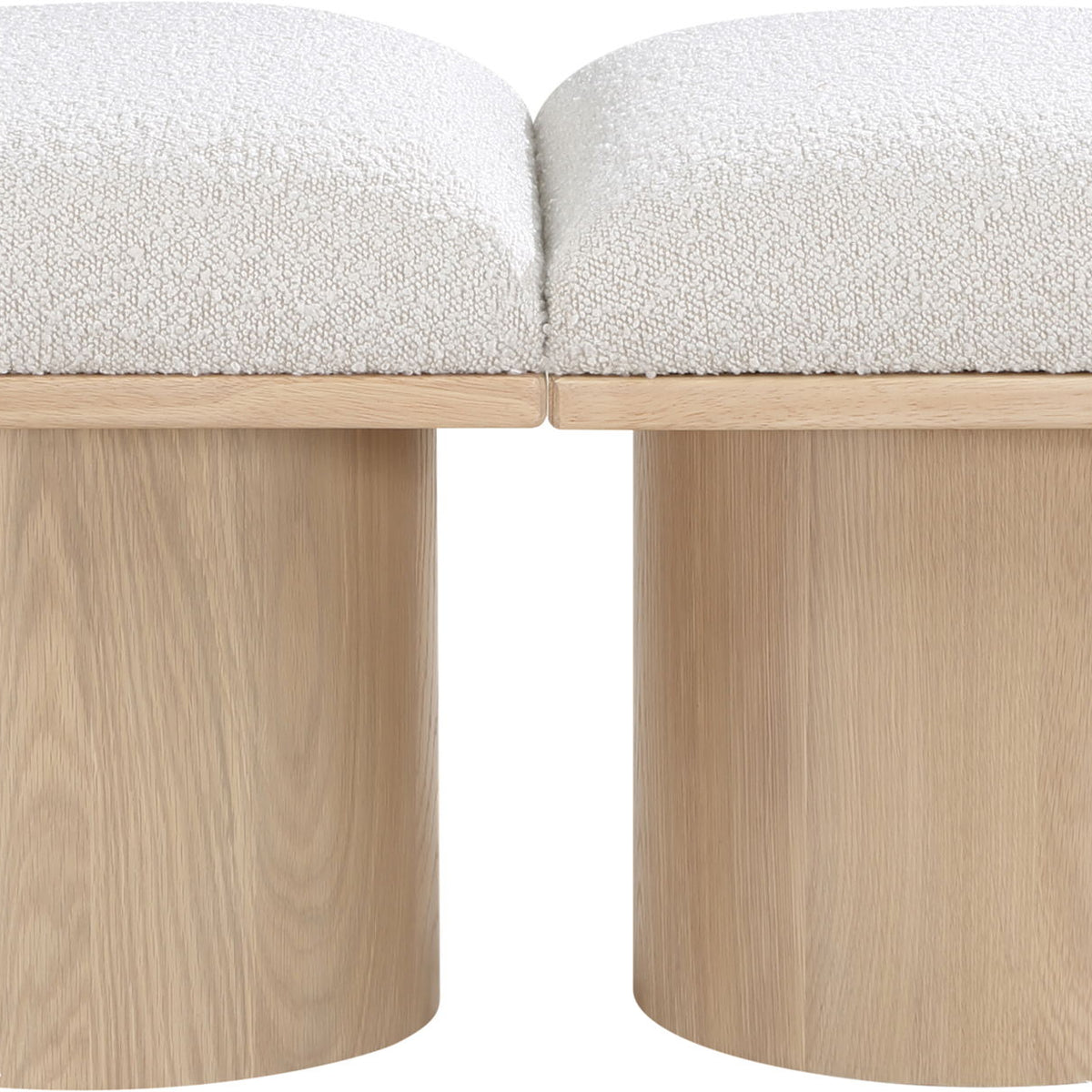 Pavilion - 2 Piece Modular Bench With Natural Base