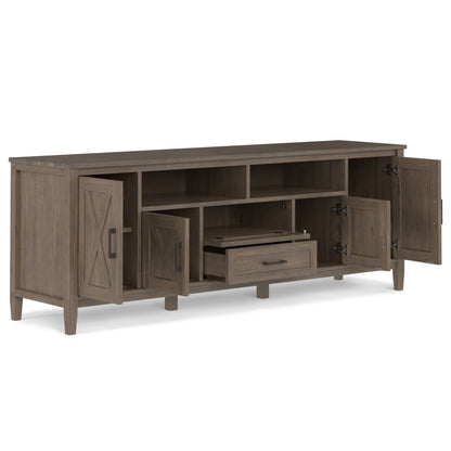 Ela - TV Media Stand - Smoky Brown