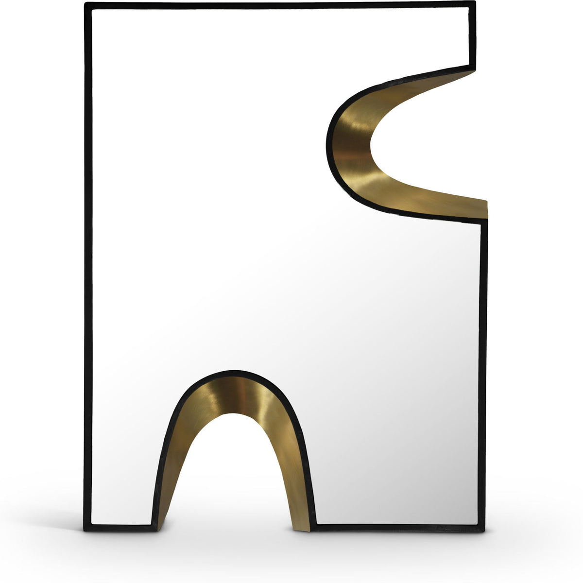 Soleil - Mirror With Gold Accent