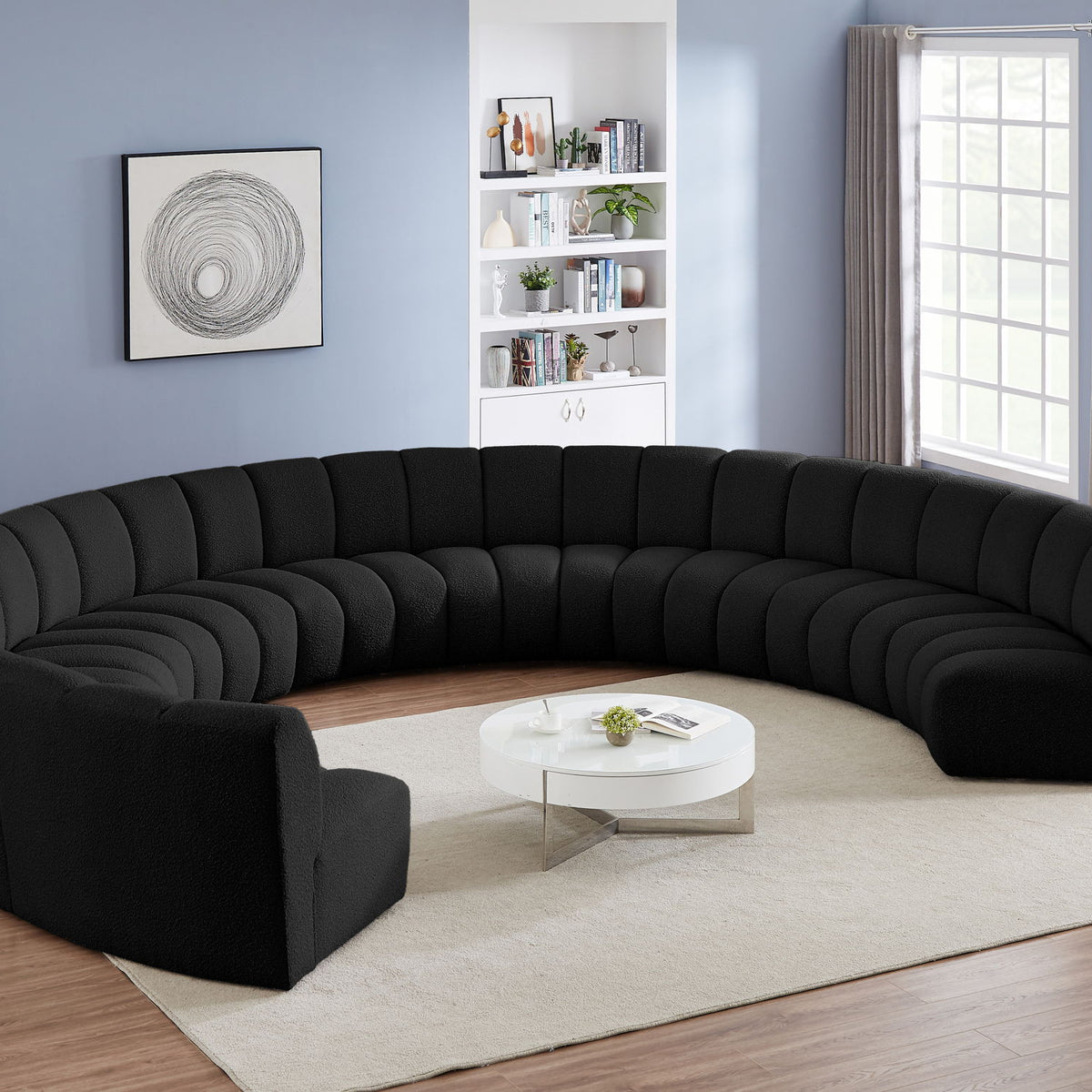 Infinity - 9 Piece Boucle Modular Sectional