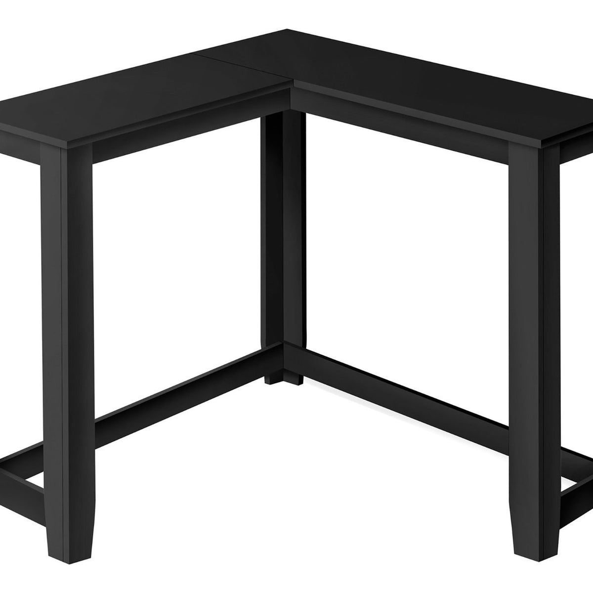 Corner Accent Console Table For Entryway, Unique Design Contemporary & Modern