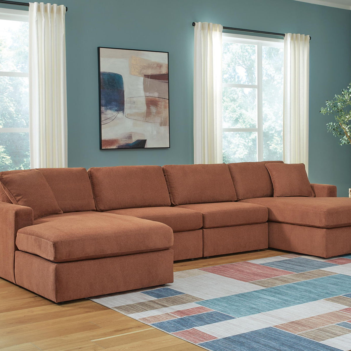 Modmax - U-Shaped Sectional - Spice
