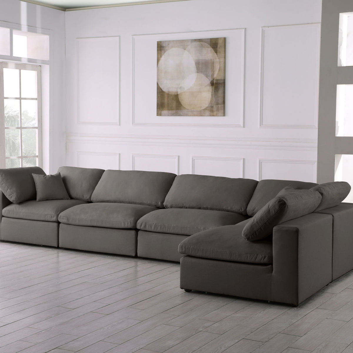 Plush - 5 Piece Modular Sectional
